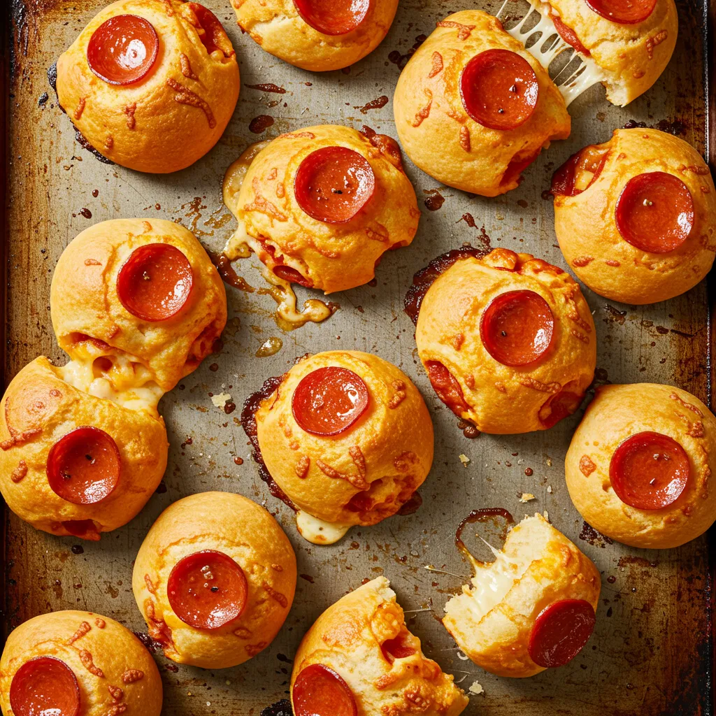Easy Pepperoni Pizza Bombs